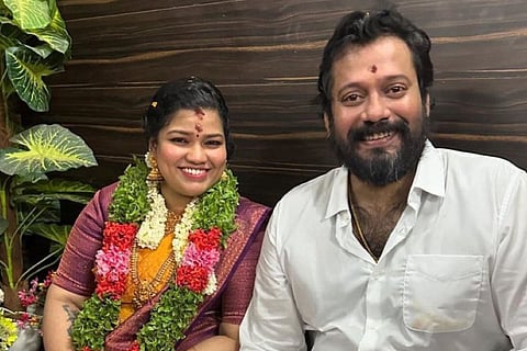 In Frame: Bala with his wife