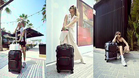 This global bag label’s maiden travel luggage collection is sturdy and stylish