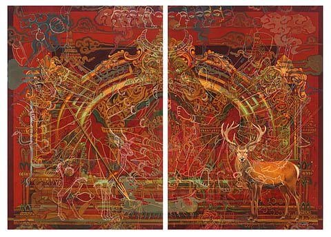 An artwork by Srinivas Pulagam