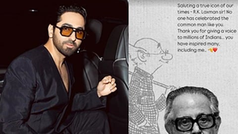 RK Laxman’s work had an impact on me: Ayushmann Khurrana