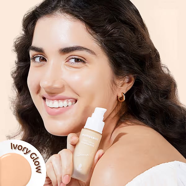 Mamaearth Glow Serum Foundation