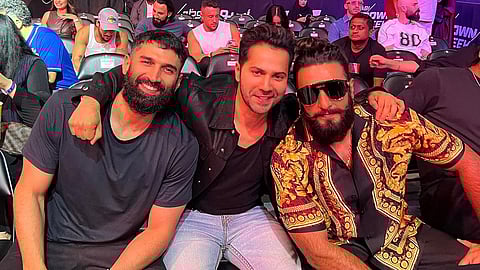 Aditya Roy Kapur, Varun Dhawan and Ranveer Singh (L to R)