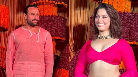 Saif Ali Khan (L); Tamannaah Bhatia (R)