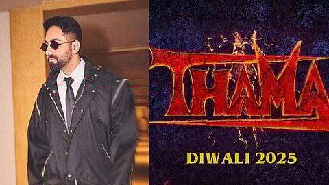 Ayushmann Khurrana (L); Thama poster (R)