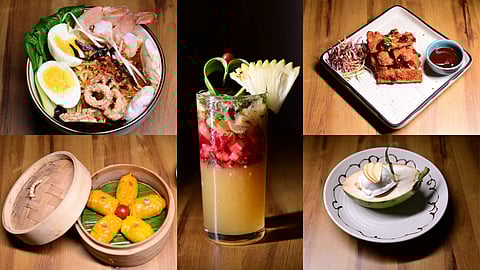 The new menu from The Yellow Turtle