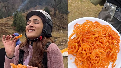 Kriti Sanon (L); Jalebi (R)