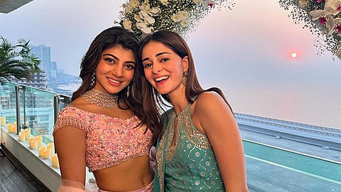 Ananya Panday dons her mom’s old outfit designed by Rohit Bal at her friend’s wedding