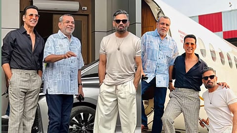 Akshay Kumar, Paresh Rawal and Suniel Shetty