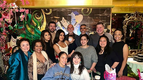 Priyanka Chopra (C) with Citadel crew