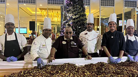 Chef Damodharan with other chefs at the event