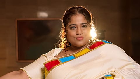 Malishka Mendonsa donning her mom’s sari