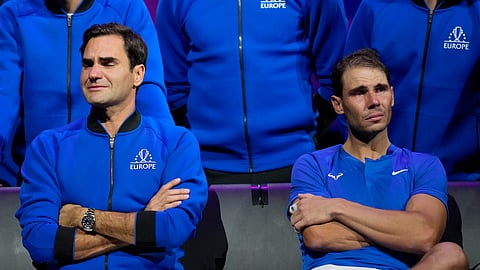 Roger Federer and Rafael Nadal