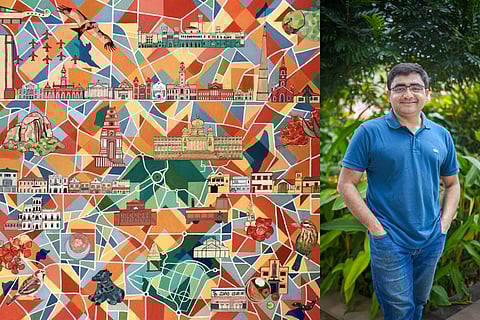 (L-R) Bangalore in the 90s; Santosh Mahale