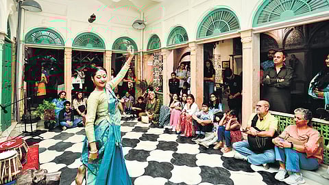 A performance at Kathika Cultural Centre in Old Delhi