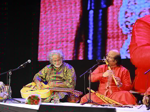 Artistes performing at the event