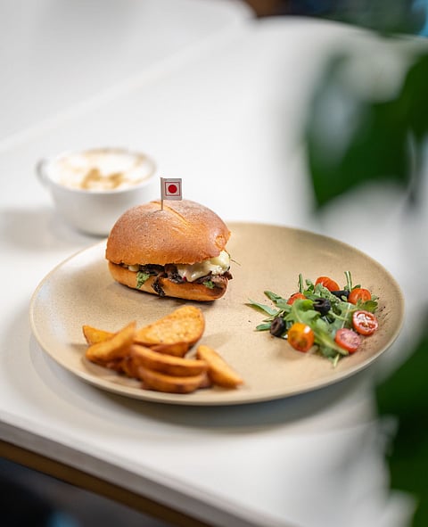 Phili cheese steak sandwich