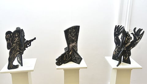 Artworks from the display