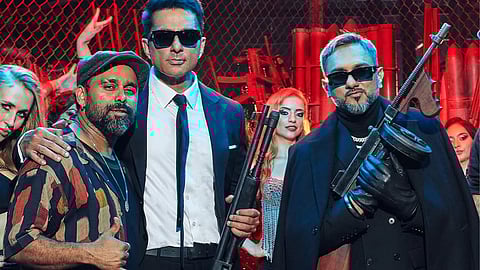 Bosco Martis, Sonu Sood and Honey Singh