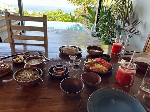 Dosa breakfast at Coco Shambhala