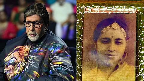 Amitabh Bachchan (L); Teji Bachchan (R)
