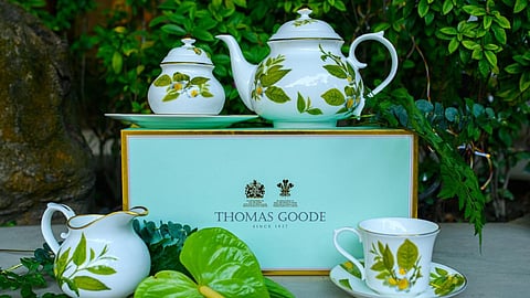 A golden blend: Thomas Goode and Makaibari launch limited-edition Camellia tea set