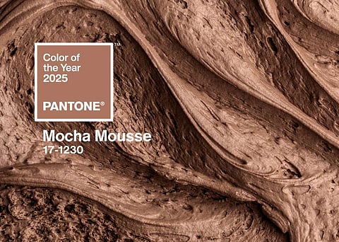 Pantone's 2025 colour of the year, Mocha Mousse, and its significance