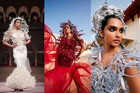 Vaishali S is glamorously merging all things handcrafted with everything luxe in her latest collection