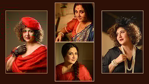 Back in time: Swastika Mukherjee portrays four classic looks rooted in Bengal's culture