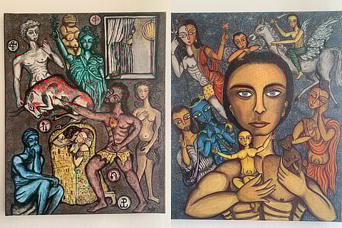 Paris-based artist Avijit Ghosh shares how he keeps Bengal’s traditional art form alive through his works