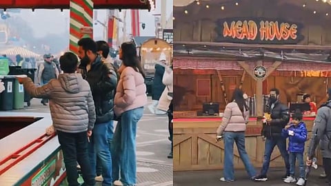 Jr NTR with family in London