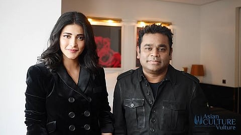 Shruti Haasan and AR Rahman