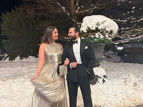 Kareena Kapoor ups the glam quotient in a stunning metallic gown