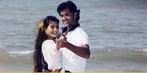 Ameesha Patel and Hrithik Roshan in a still from 'Kaho Naa… Pyaar Hai'