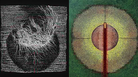 Artworks at the exhibit