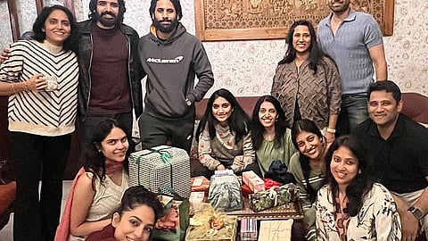 Naga Chaitanya and Sobhita Dhulipala with friends