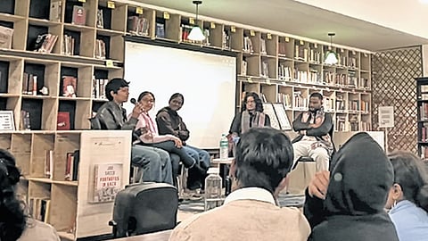 Book launch at The Community Library, South Extension