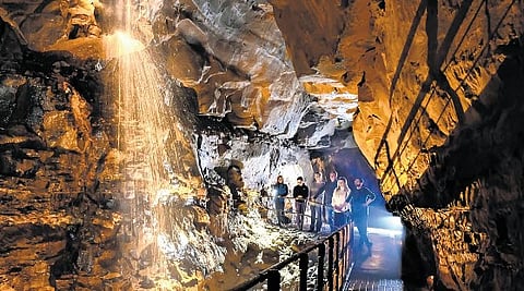 Interiors of the cave