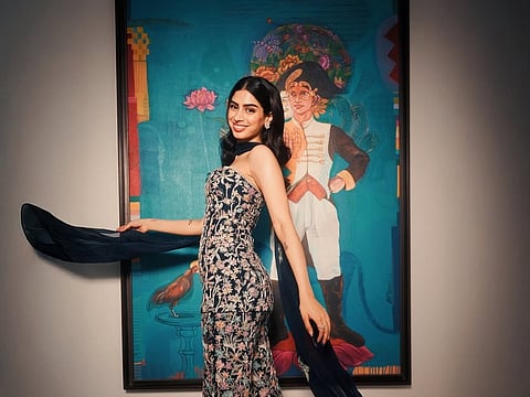 Khushi Kapoor’s style statement showcases a beautiful blend of tradition and modern elements