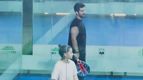 Alia & Aditya enjoying a match