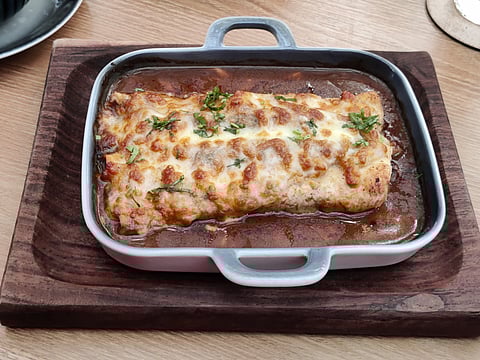 Mushroom enchilada