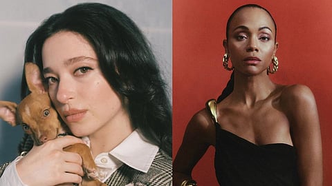 Mikey Madison (L); Zoe Saldaña (R)