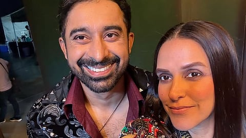 In frame: Rannvijay Singha
and Neha Dhupia