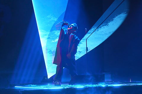 The Weeknd performs a medley during the 67th annual Grammy Awards on Sunday, Feb. 2, 2025, in Los Angeles