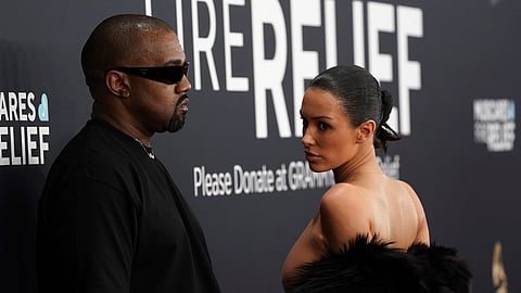 Kanye West and Bianca Censori