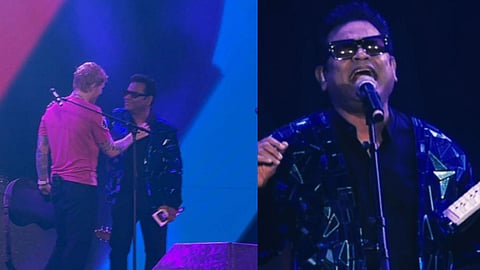 Ed Sheeran and AR Rahman