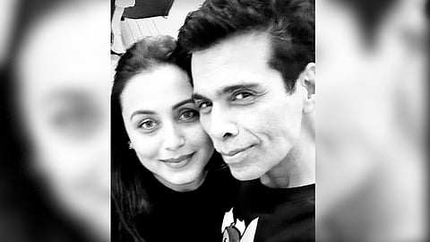 Rani Mukerji and Karan Johar