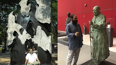 Padma Shri awardee veteran sculptor Adwaita Gadanayak.