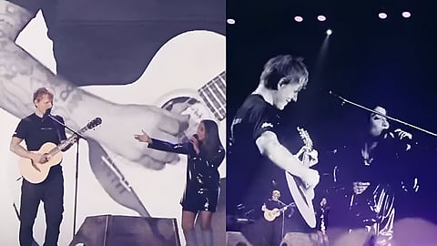 Shilpa Rao and Ed Sheeran