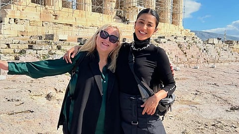 Melanie and Shruti Haasan