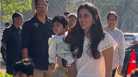 Shloka Ambani stuns at Randhir Kapoor's birthday bash in a dainty white outfit